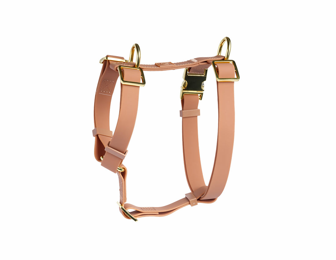 Brown Waterproof Dog Harness