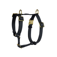 Waterproof Black Dog Harness