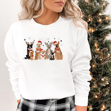 Christmas Dogs Crewneck