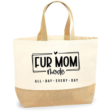 Dog Mom XL Beach Bag