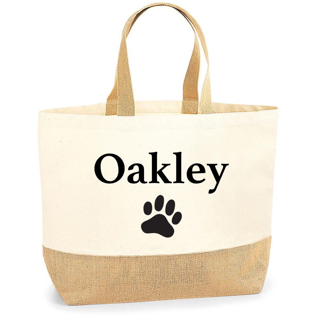 Custom Name XL Beach Bag