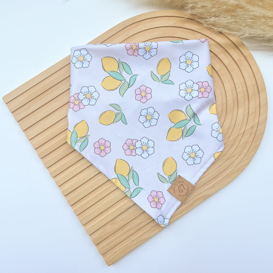 Quick Dry Lemon Floral Bandana