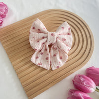 Blush Bloom Sailor Bow