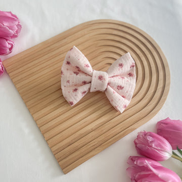 Blush Bloom Bow Tie